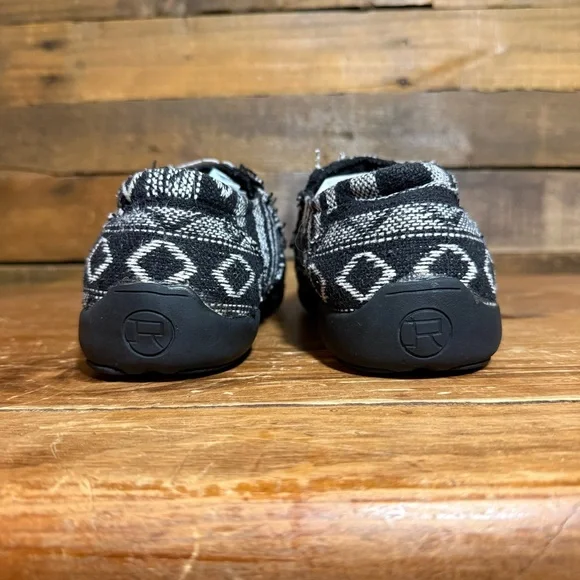 Roper Jackie Black Southwest Stripe Slip On Driving Moc Shoes size 7 - Picture 3 of 11